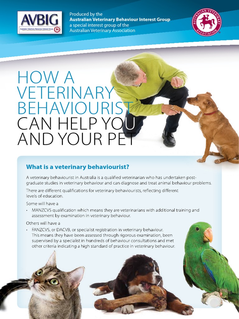AVBIG Vet Behaviourist PDF