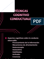 Técnicas Cognitivo Conductuales