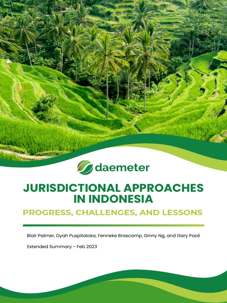 Jurisdictional Approaches in Indonesia | PDF | Sustainability | Governance