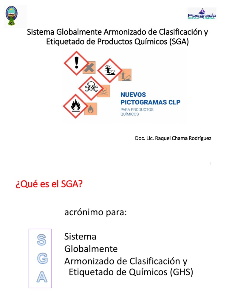 Guía del Sistema SGA para Productos Químicos | PDF