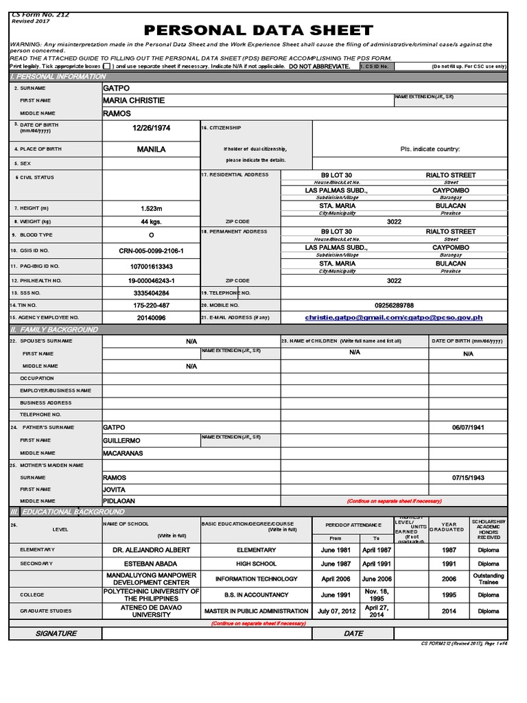 Pds cs form no 212 revised2017 christie pdf