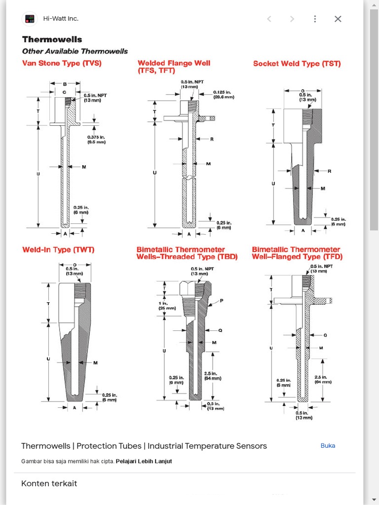 Detail Thermowell Penelusuran Google PDF