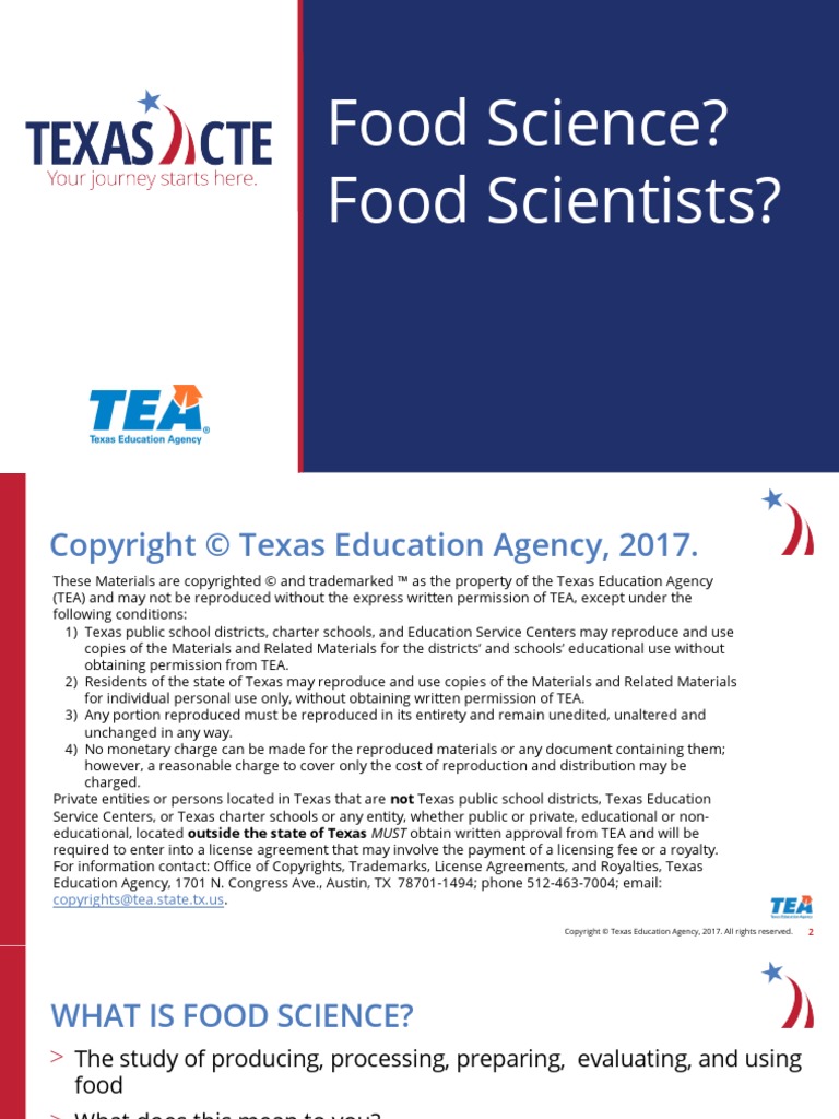 Food Science Food Scientists PDF Food Science Foods