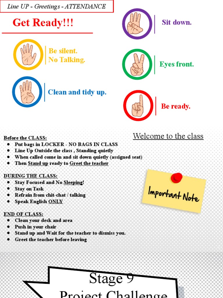 ESL Class Rules and Project Guidelines | PDF | Proofreading | English ...