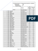 Recruitment Test Marks Computer Engg - 28 - 12 - 2022