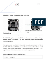 PAM8610 Audio Stereo Amplifier Module Pinout, Features, Specs & Datasheet