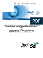 3GPP TS 27.007 - AT Command Set For User Equipment R16.8