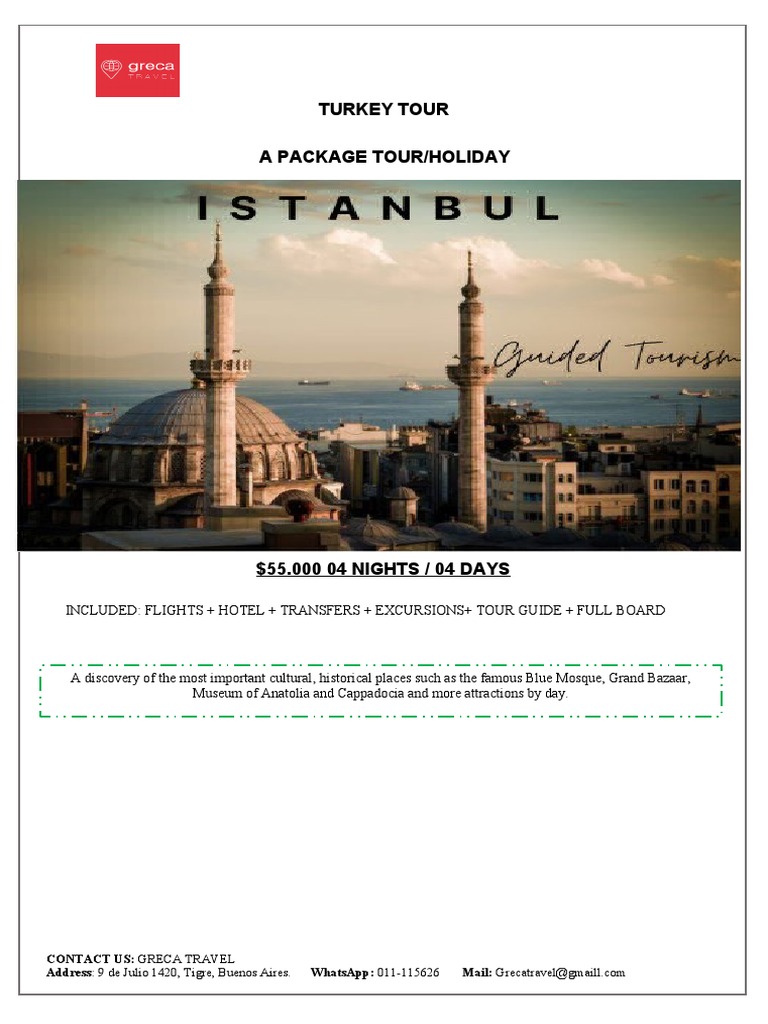 A Package Tour Final Exam | PDF | Travel