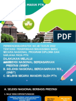 Beberapa Jalur Masuk PTN 2022-2023 Utk Sosialisasi 23-24