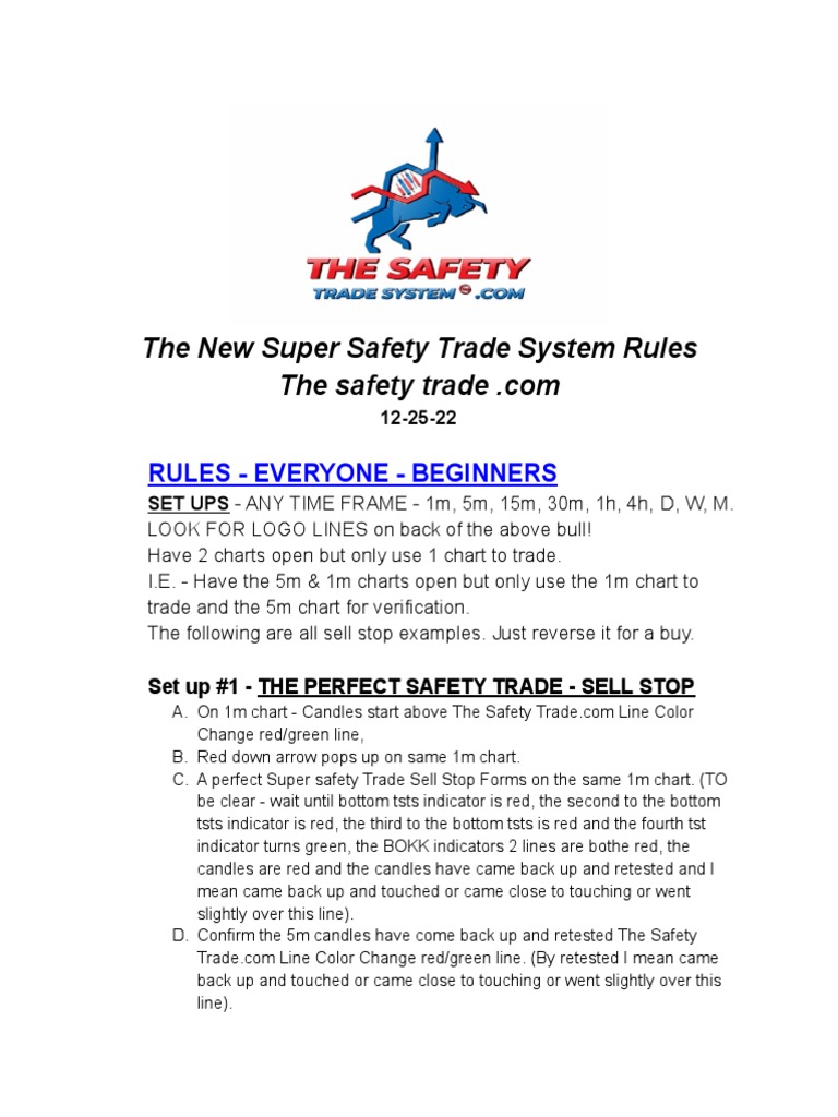 Super Safety Trade System Guidelines | PDF | History