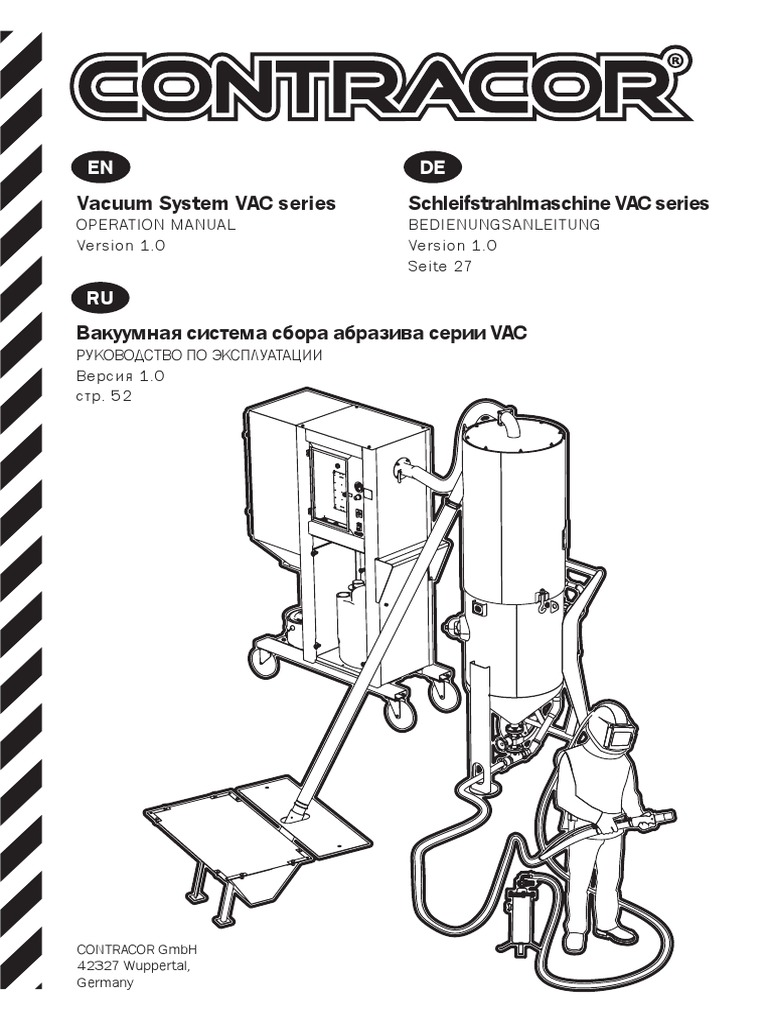 VAC Manual Contracor EN DE RU v1 0 2 | PDF