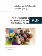 Didáctica de La Educación Infantil Tema 3