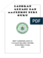 Poin 20.1.1 Laporan Evaluasi Dan Refleksi Diri Guru