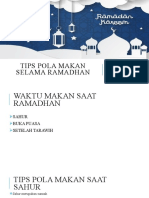 Tips Pola Makan Selama Puasa