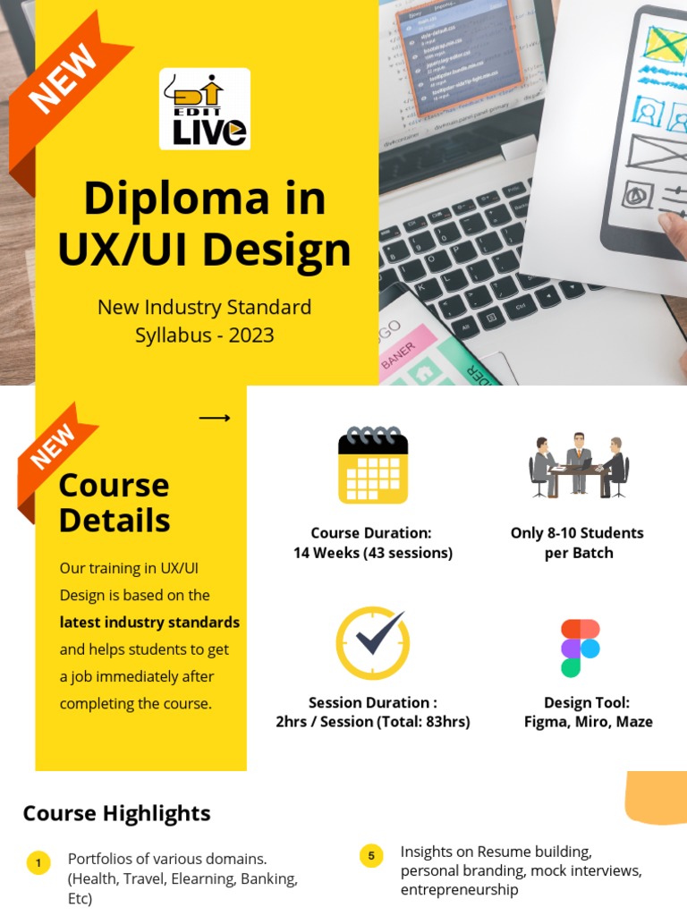 UI UX Design Course in Bangalore With Placement - EDIT Institute | PDF ...