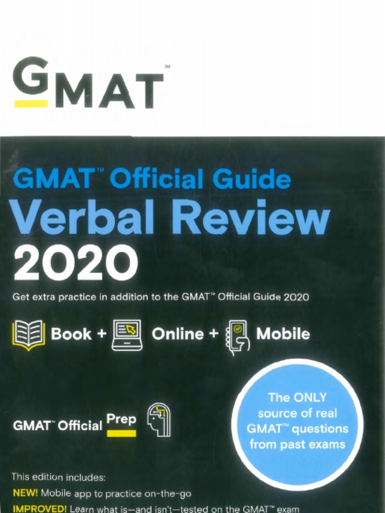 GMAT Official Guide 2020 Verbal | PDF