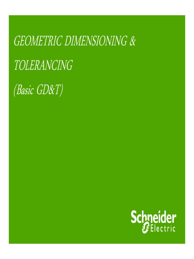 Basic GD&T 20171218 SEMV Ori (Compatibility Mode) | PDF | Engineering ...