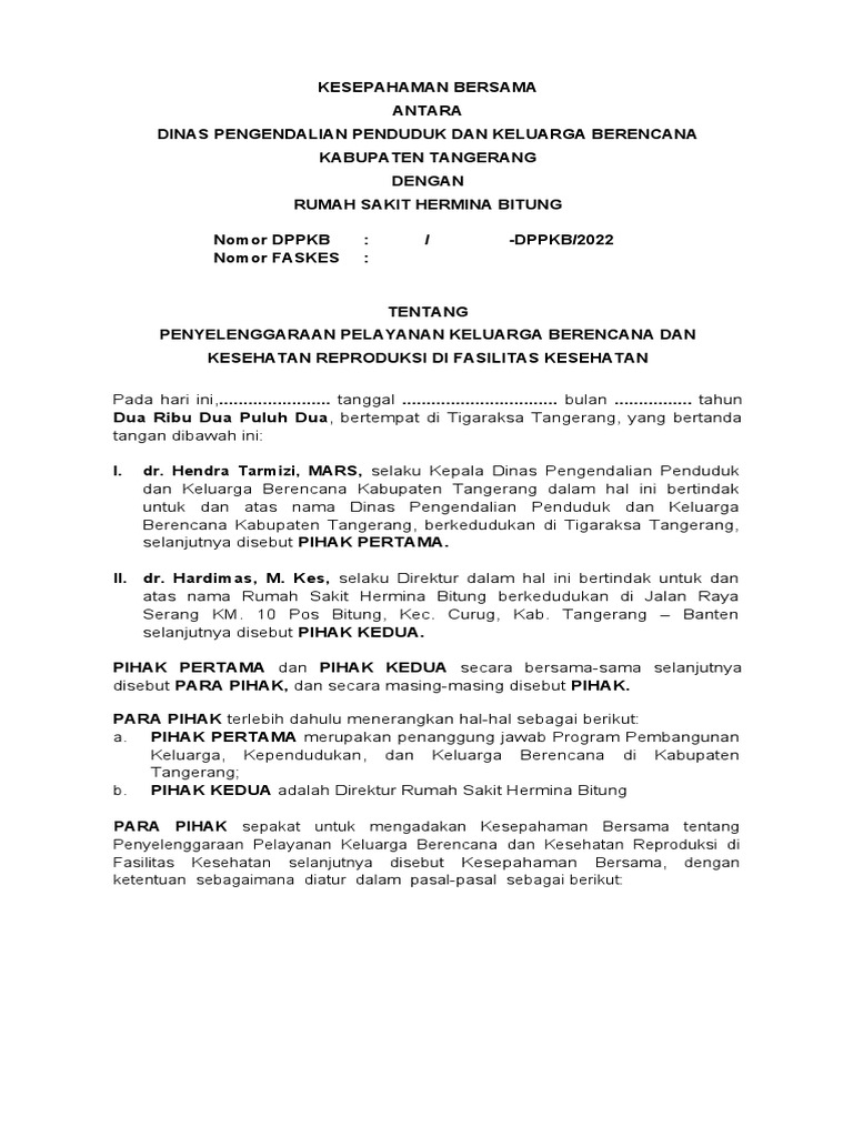 Mou bkkbn pdf