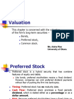 Lecture 16 Preferred Stock Valuation