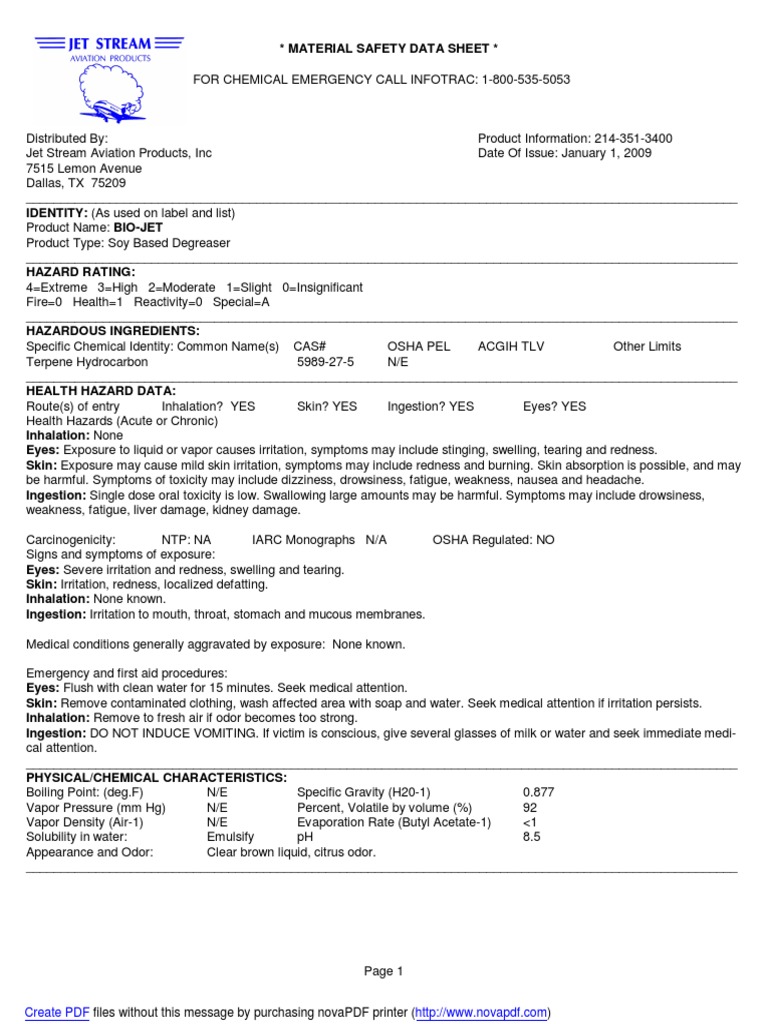 Msds__biojet [1] Copy (4) PDF
