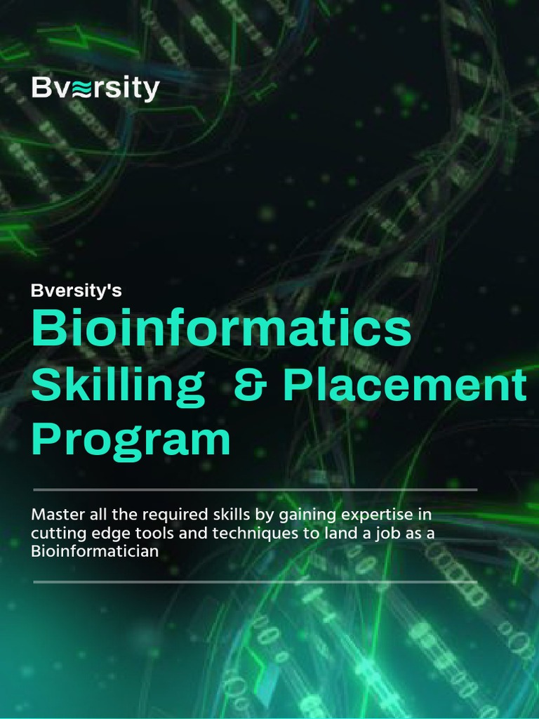 Bioinformatics Program Brochure | PDF