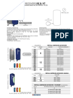 Cordivari Technical Sheet Compressed Air Receivers P.E.D. VT