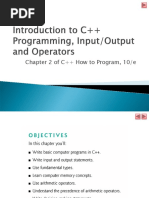 Introduction To Input Outputoperators