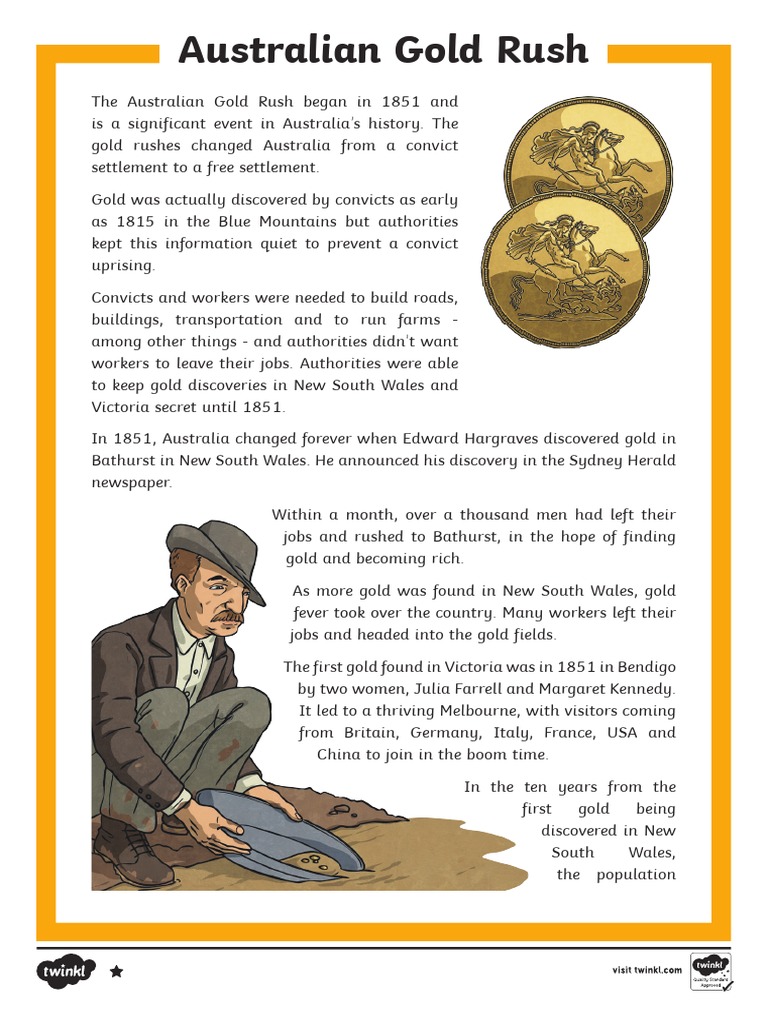 10 FACTS ABOUT THE GOLD RUSH IN AUSTRALIA FOR STUDENTS intelligence overview
