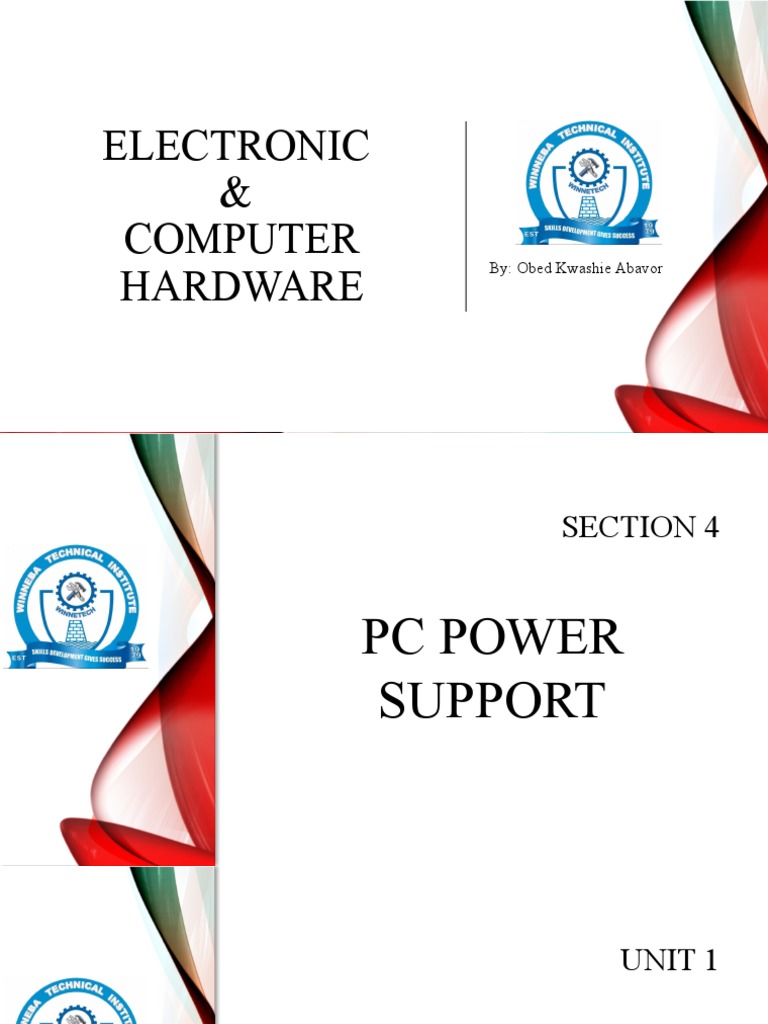 Lesson 5 pc power support computer systems pdf