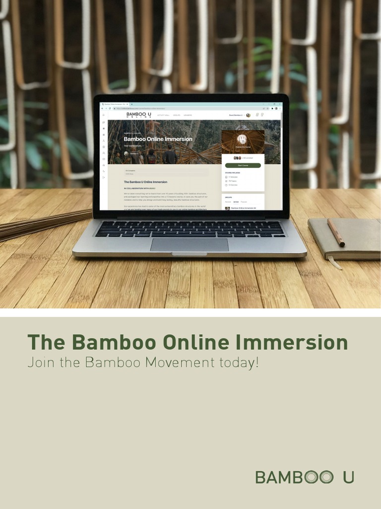 Bamboo U Online Immersion Course | PDF | Home & Garden