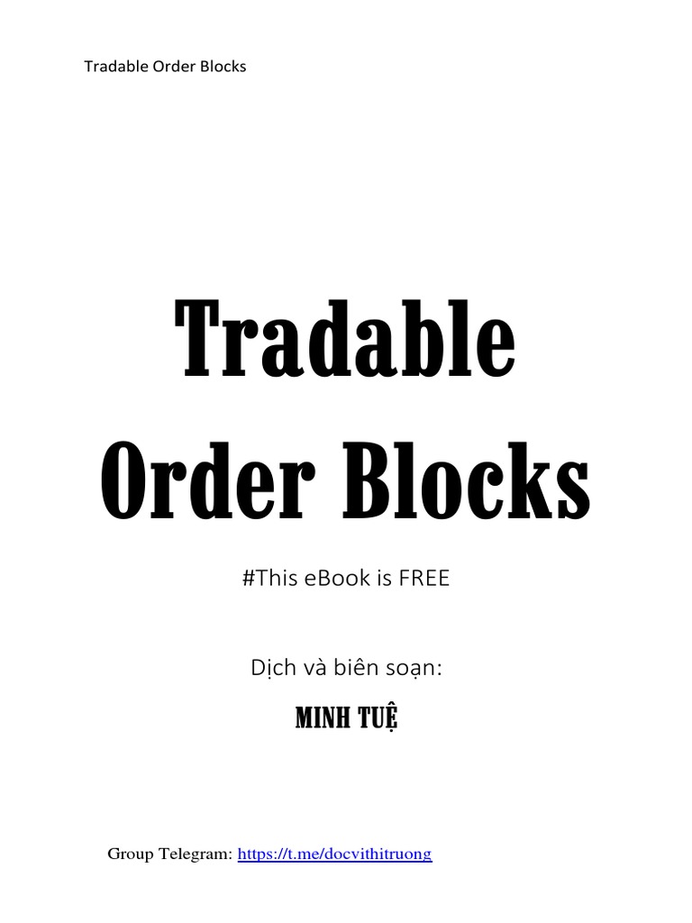 Trade V I Order Block | PDF