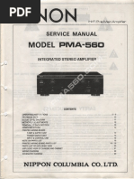 Denon PMA-1500RII Service Manual | PDF