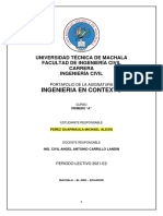 PÉREZ - Portafolio - Ingeniería en Contexto