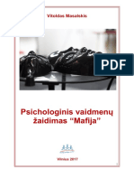 Psichologinis Vaidmenų Žaidimas Mafija"