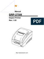 Manual SRP-275III User English Rev 1 02