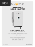5.5 KW Hybrid Inverter Manual | PDF