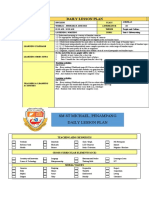 Daily Lesson Plan Form 4 Ikhlas 10 August