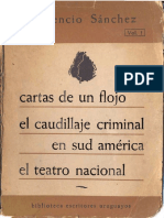 Cartas de Un Flojo Caudillaje Teatro Nacional