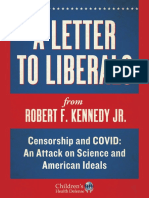 A Letter To Liberals: Censorship and COVID: An Attack On Science and American Ideals (Children's Health Defense)