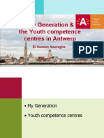 My Generation & The Youth Competence Centres in Antwerp: El Hassan Aouraghe