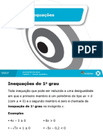 Capítulo. 3 e 4 Inequações. ANOTAÇÕES EM AULA Capítulo 4 Função Quadrática 4.1 CONEXÕES COM A MATEMÁTICA