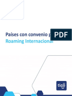 Paises Con Convenio para Roaming Internacional