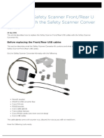 Replace The Safety Scanner FrontRear USB Cables With The Safety Scanner Converter Kit