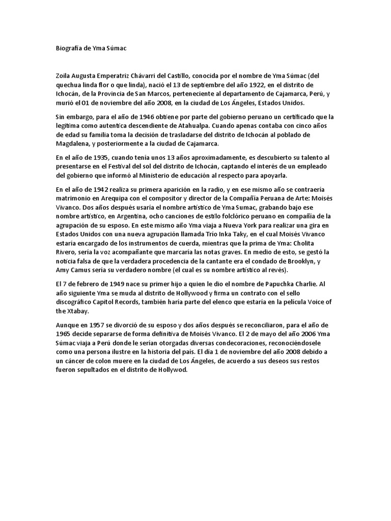 The Rise and Fall of Yma Sumac: The Andean Songstress Who Conquered the World