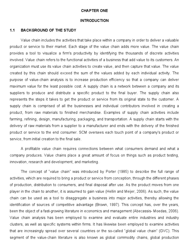 Value Chain Management and Performance | PDF | Value Chain | Supply Chain