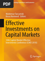 Effective Investments On Capital Markets: Waldemar Tarczyński Kesra Nermend Editors