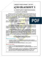 Blackout 3 - Informações e Detalhamento de Objetivos