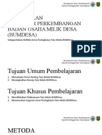 Pengenalan Indikator Perkembangan BUMDesa