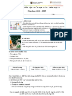 HÓA HỌC 9 ĐỀ CƯƠNG CUỐI KÌ I CTVN NĂM HỌC 2022 2023