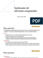 33-Sindroame de Imunodeficienta Congenitala